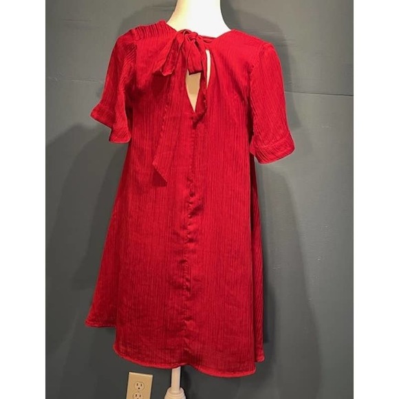 Altar'd State Size Small Red Shift Dress Short‎ Sleeve - Picture 2 of 4